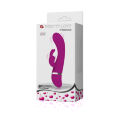 Вибратор со стимулирующим отростком для клитора Pretty Love Freda Vibrator Purple