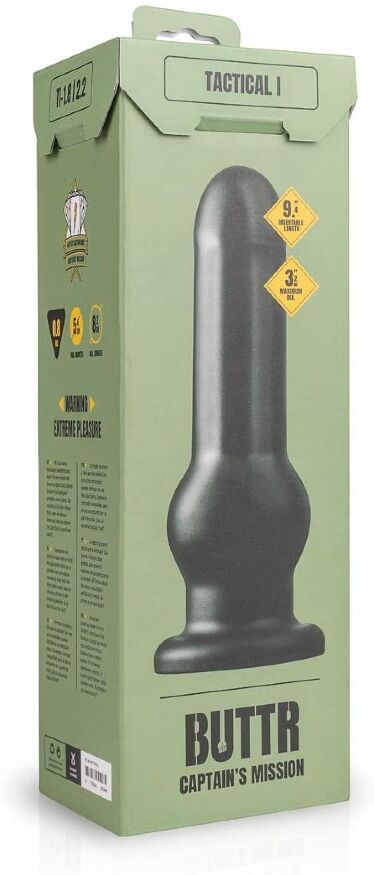 Большая анальная пробка BUTTR Tactical I Dildo