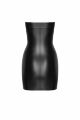 Платье, F317 Noir Handmade крокодилья кожа, мокрый эффект, черное, размер M