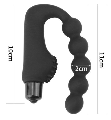 Анальний стимулятор - Anal Indulgence Collection Silicone Power Beads Stimulator