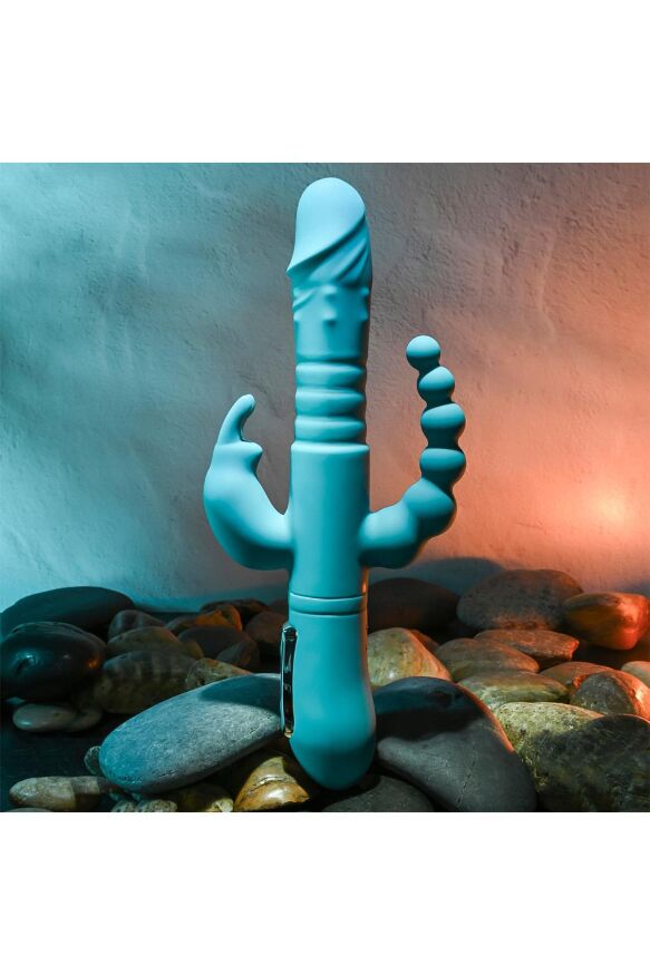 Вибратор тройной стимуляции ADAM ET EVE EVE'S THRUSTING TRIPLE JOY RABBIT