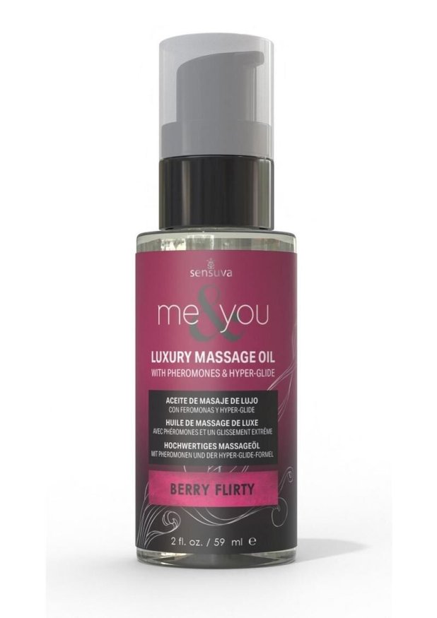 Масажна олія Sensuva Me&amp;You - Berry Flirty (Wild Berries) 59 мл
