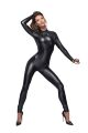 Комбінезон Noir Handmade F162 Powerwetlook overall with leash and two-way zipper, XXL, мокрий ефект
