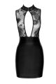 Платье Noir Handmade F241 Short dress with powerwetlook skirt and tulle top, S