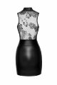 Платье Noir Handmade F241 Short dress with powerwetlook skirt and tulle top, S