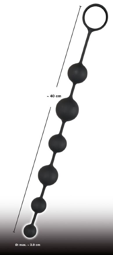 Анальні кульки - Black Velvets Anal Beads