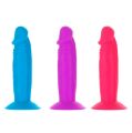 Набор фаллоимитаторов ADDICTION Silly Willy 3.3” Silicone Dildo, 3 цвета, 12 шт