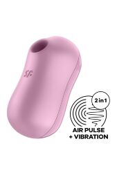 Вакуумный стимулятор с вибрцией Satisfyer Cotton Candy Lilac