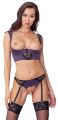 Сексуальный комплект фиолетовый Shelf Bra purple 75B/S