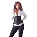 Корсет с открытым бюстом, L, Cottelli Collection Party Corset Open Cup на талию, черный