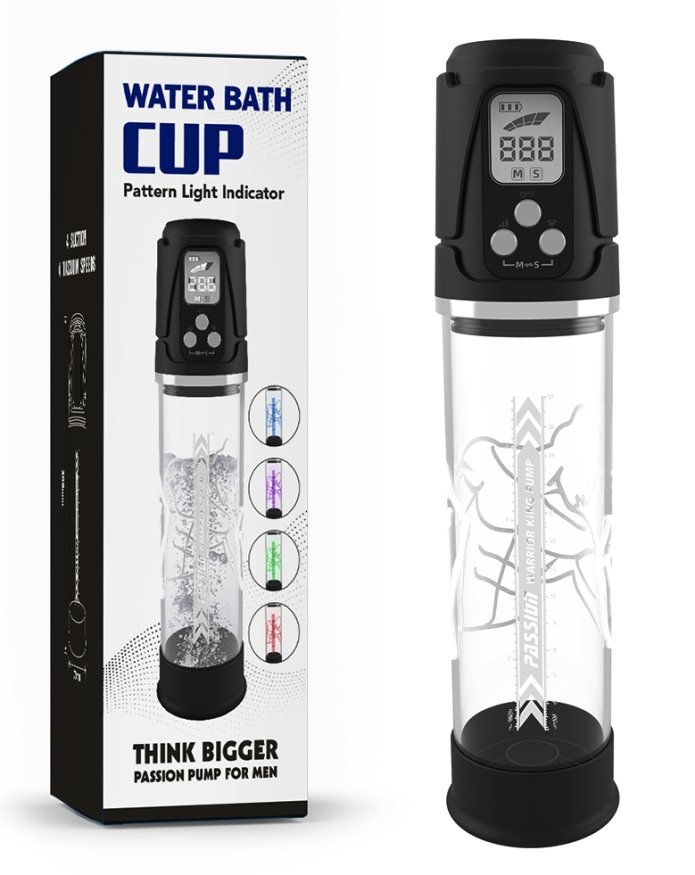 Водонепроницаемая, автоматическая вакуумная помпа с зарядкой от USB CANWIN Water Batch Cup LCD, P419AU