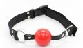 Нейлоновый кляп DS Fetish Nylon gag black/red