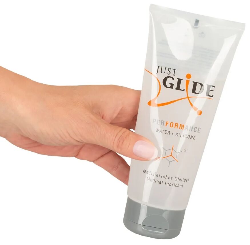 Гібридний гель-лубрикант Just Glide Performance, 200 ml
