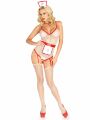(SALE) Костюм медсестри Leg Avenue Roleplay TLC Nurse One size White