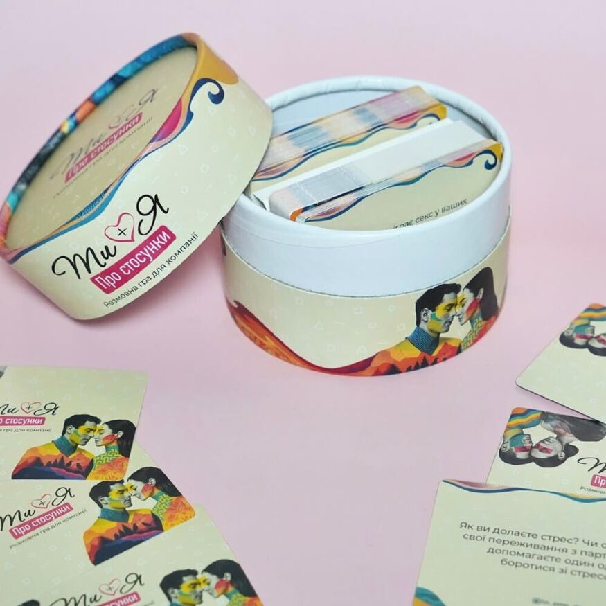 Настільна гра Fun Games Shop Ти + Я: Про стосунки, українською мовою