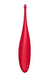 Вібратор для цілеспрямованої стимуляції Satisfyer Twirling Fun з гнучкою шийкою, червоний