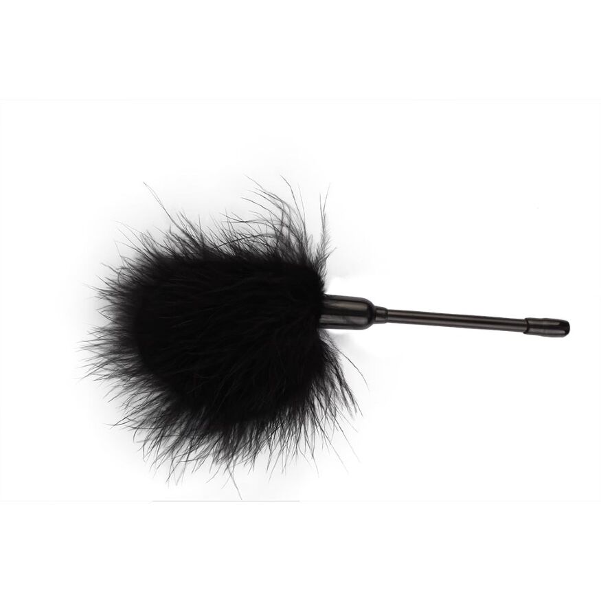 Пушок на довгій ручці CHISA Senuelo Pleasure Feather Tickler, чорний