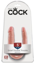 Двусторонний член Pipedream King Cock Small Double Trouble 5"