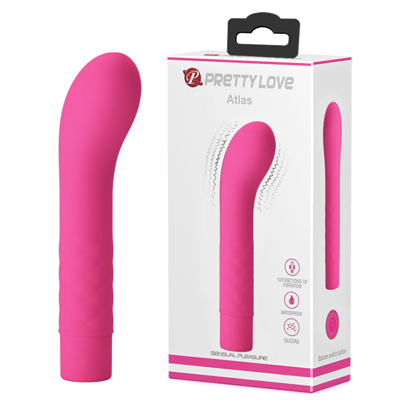 Вібратор для точки G Pretty Love Atlas Vibrator Pink
