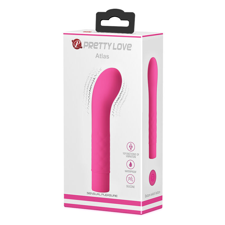 Вібратор для точки G Pretty Love Atlas Vibrator Pink