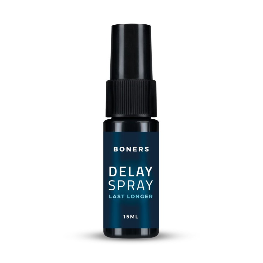 Спрей-пролонгатор Boners Delay Spray 15 мл, легкий анестетик лаурет-9+метил лактат