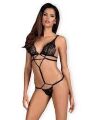 Боди Obsessive Mixty teddy black S/M