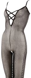 Бодістокінг - 2550059 NO:XQSE Net Catsuit Black - 2XL/3XL