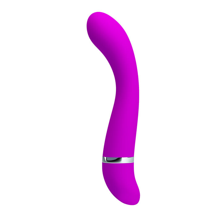 Вібратор з високоякісного силікону з шовковистою поверхнею Pretty Love Cvelyn Vibrator Purple