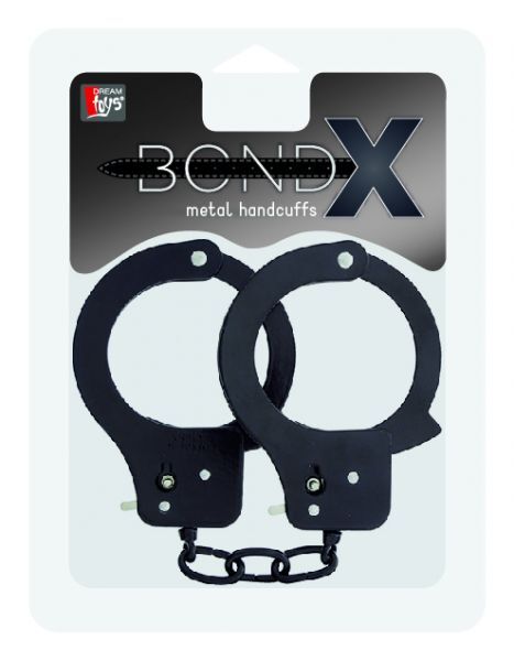 Наручники металеві Dream toys BondX cuffs, чорні