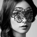 Вінілова маска Anna від Bijoux Indiscrets, чорна