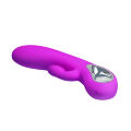 Силиконовый вибратор с инновационным стимулятором клитора Pretty Love Nicola Vibrator Purple