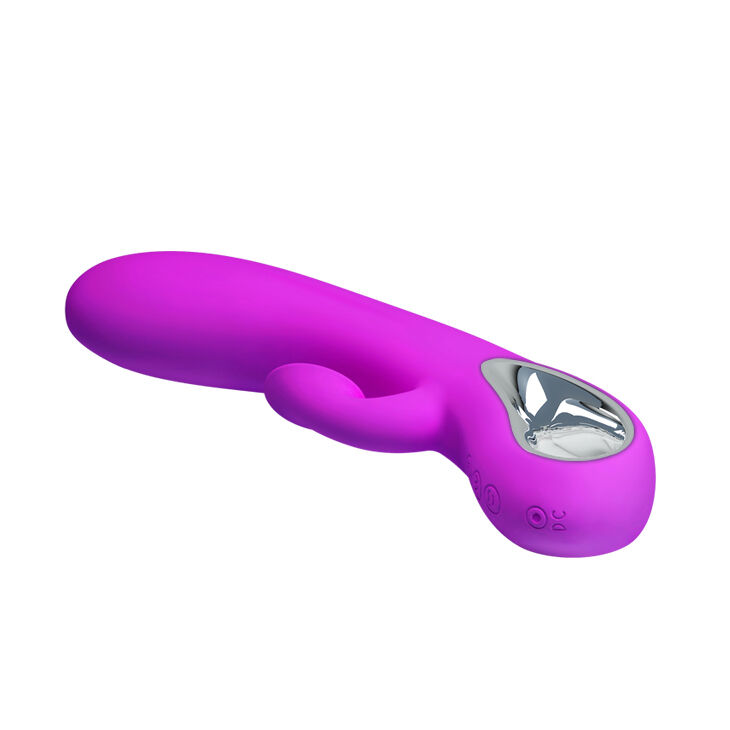 Силиконовый вибратор с инновационным стимулятором клитора Pretty Love Nicola Vibrator Purple