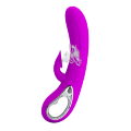 Силиконовый вибратор с инновационным стимулятором клитора Pretty Love Nicola Vibrator Purple