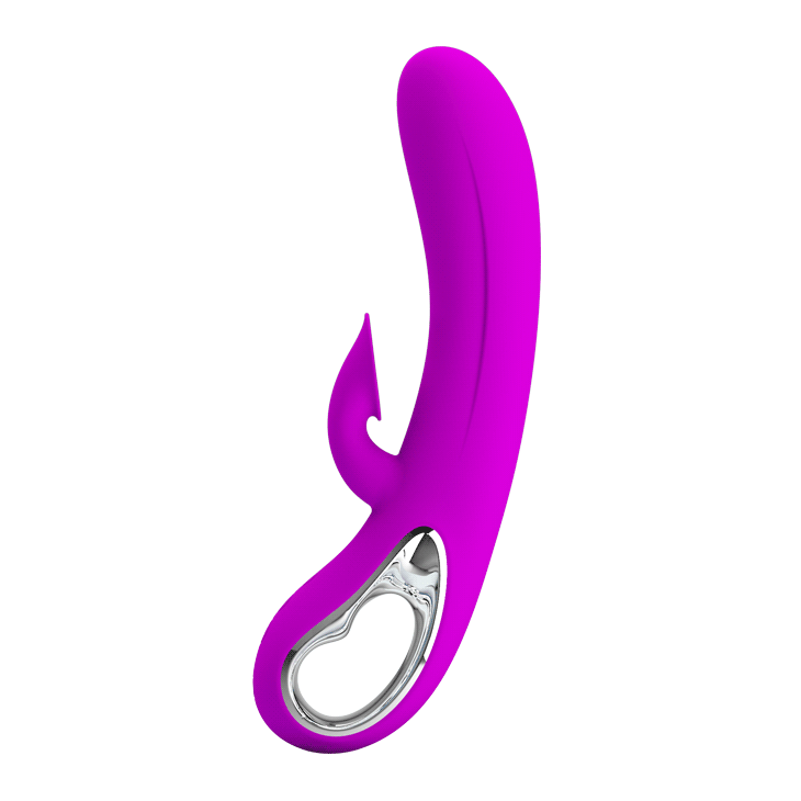 Силиконовый вибратор с инновационным стимулятором клитора Pretty Love Nicola Vibrator Purple