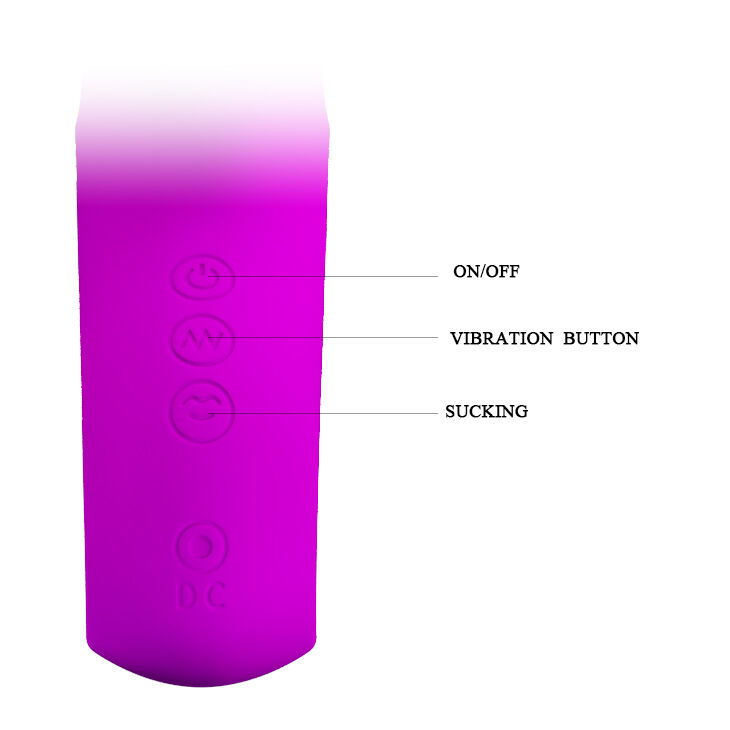Силиконовый вибратор с инновационным стимулятором клитора Pretty Love Nicola Vibrator Purple