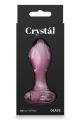 Стеклянная пробка NS Novelties CRYSTAL HEART PINK