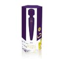 Вибромассажер Rianne S: Bella Mini Wand Purple, 10 режимов работы, медицинский силикон, подарочная упаковка