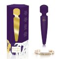 Вибромассажер Rianne S: Bella Mini Wand Purple, 10 режимов работы, медицинский силикон, подарочная упаковка