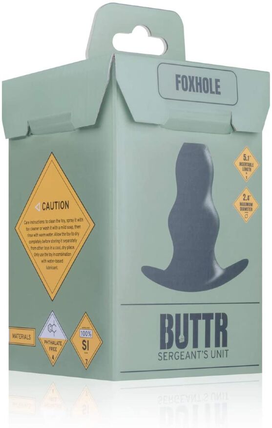 Анальная пробка с тоннелем для фистинга BUTTR Foxhole Hollow Butt Plug