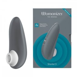 Вакуумний кліторальний стимулятор Womanizer Starlet 3 Gray