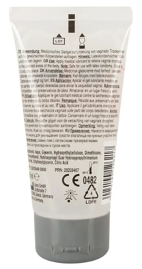 Гибридный гель-лубрикант Just Glide Performance, 50 ml