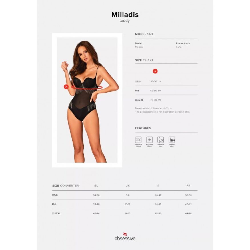 Боди Obsessive Milladis body M/L