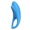 Эрекционное кольцо с вибрацией Shark light blue