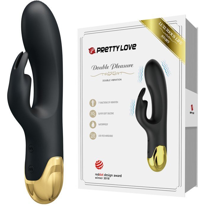 Вибратор с клиторальной стимуляцией Pretty Love « Double Pleasure » BI-014626