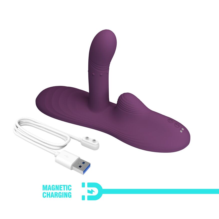Вібратор для сидіння з підігрівом - Pretty Love Luka Heating Sit-Down Pad Vibrator