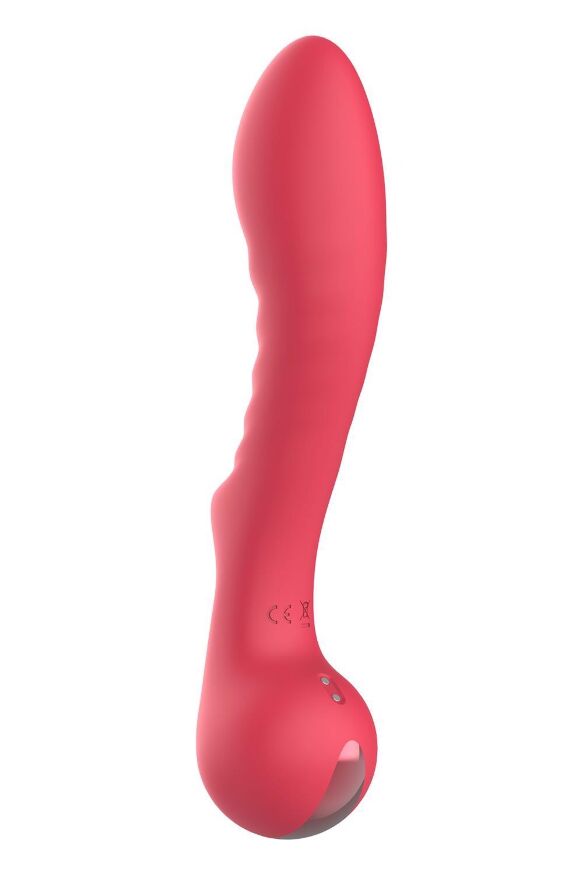 Вібратор рельєфний для точки G Dream Toys Amour Aimee, червоний
