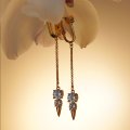 Украшения для клитора и половых губ UPKO Non-pierced Jewelry Snowman с горным хрусталем, золотистые