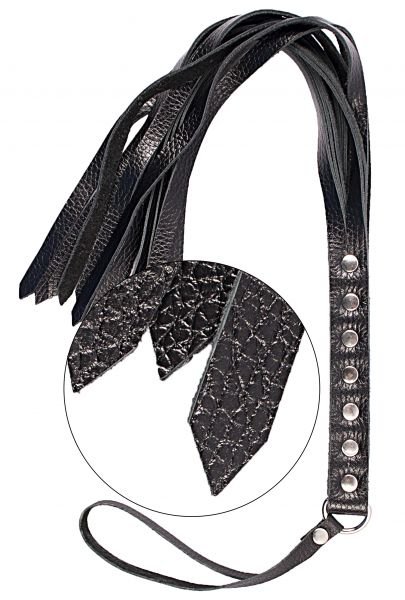 Флогер S&amp;M Fancy Leather Floger, Black