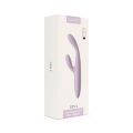 Тонкий кролик-вібратор Svakom Cici+ 2 Lilac, керування зі смартфона, підігрів до 38 °C