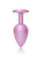 Анальна пробка - Jewellery Pearl Pink Plug Clear L
